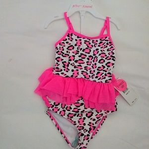 NWT Betsey Johnson swimsuit tankini 2T